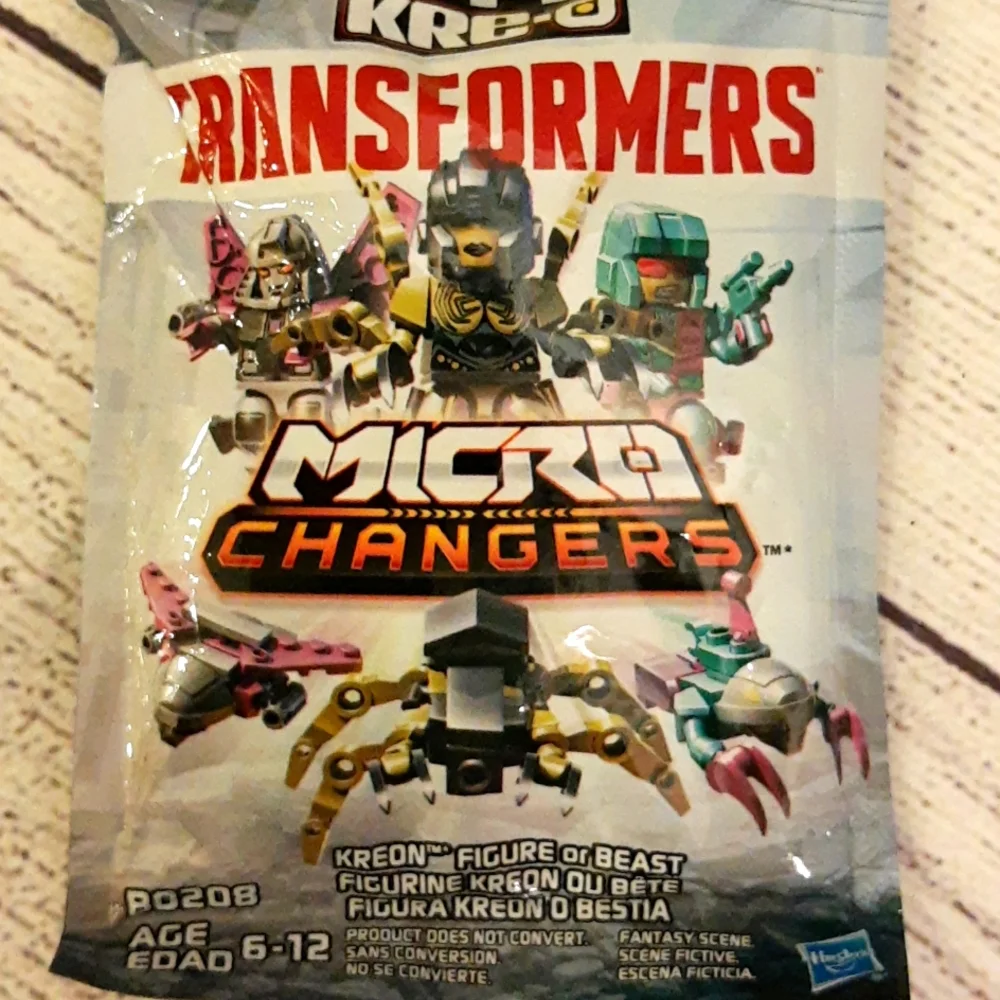 Authentic Hasbro KRE-O TRANSFORMERS Micro Changers Combiners 2013, 3 Packs